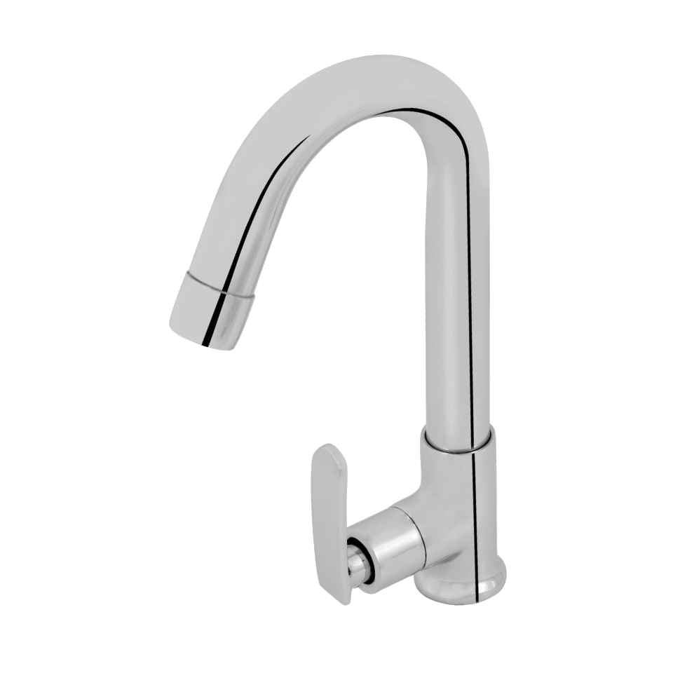SWAN NECK PILLAR COCK